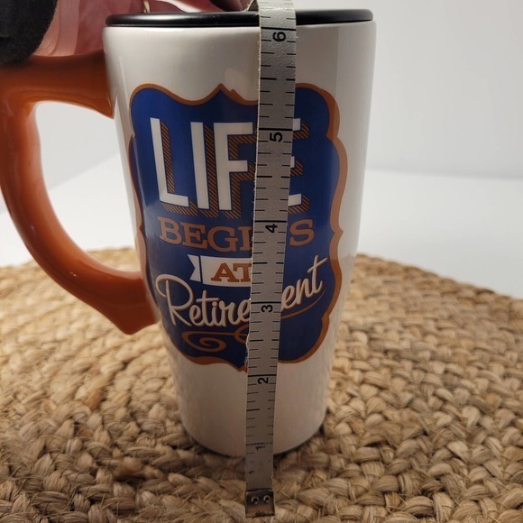 Spoontiques *Life‎ Begins At Retirement* Travel Mug - Picture 7 of 7